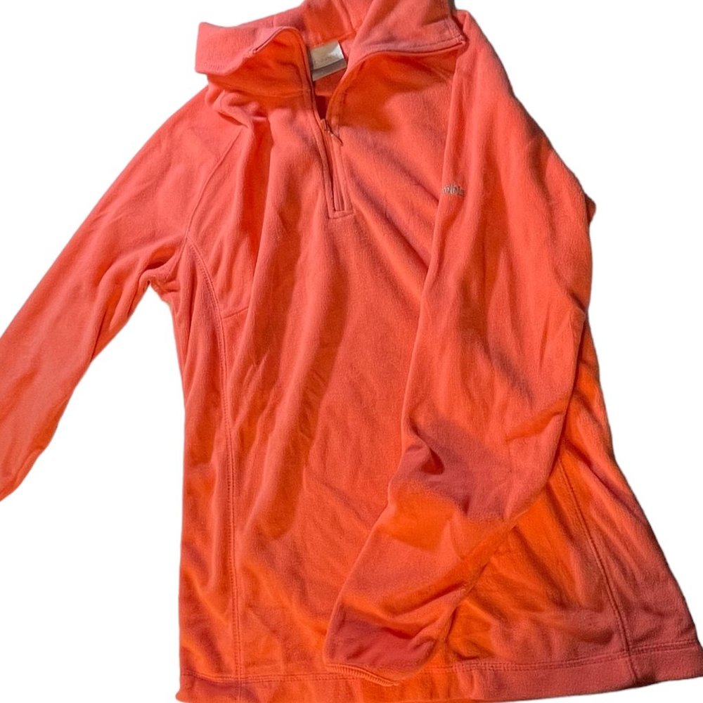 Coral Columbia Fleece Pullover